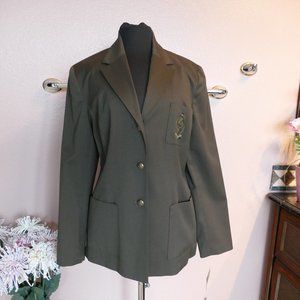 Evan-Picone Moss Green Blazer- Size 8